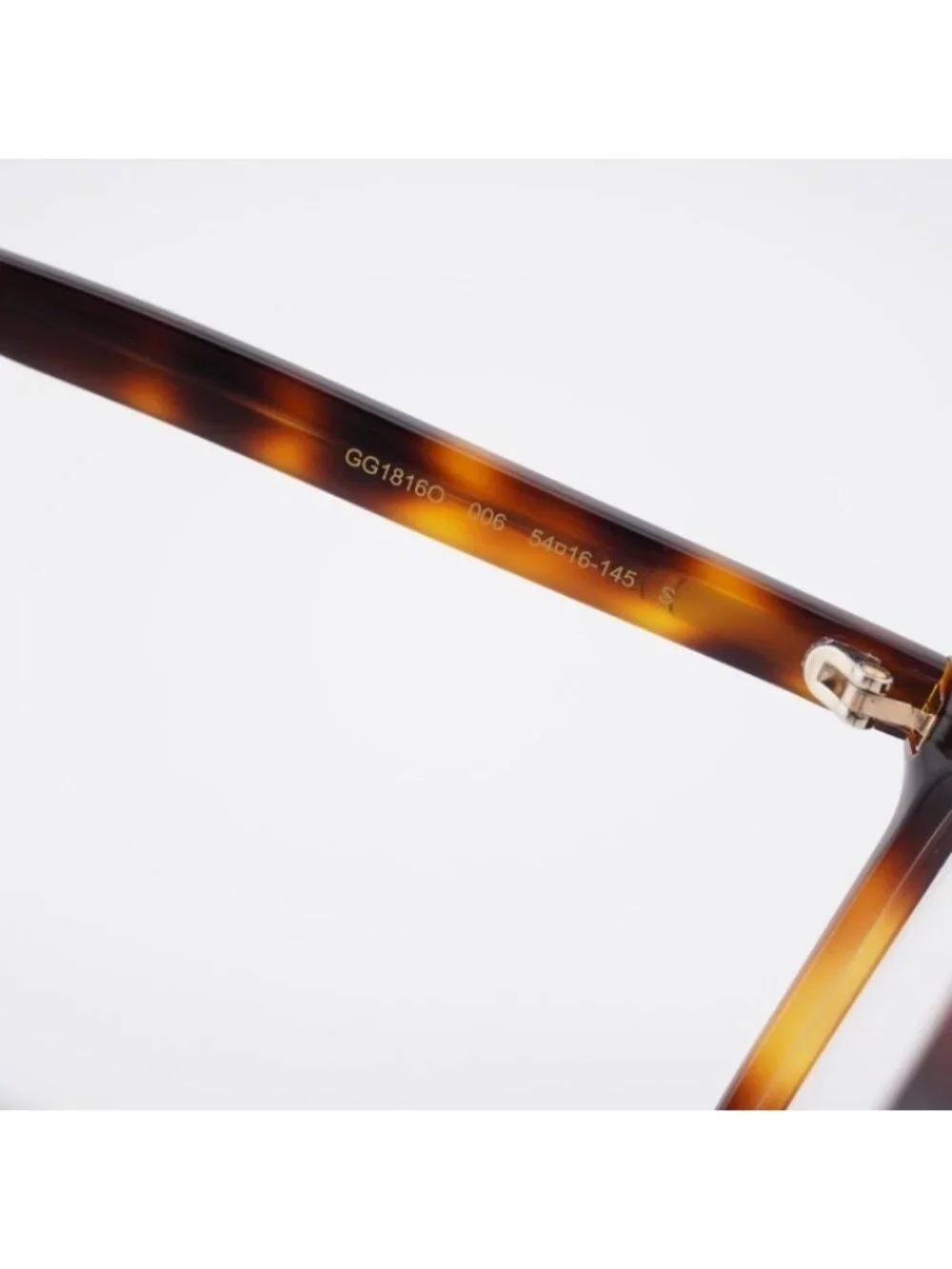 Gucci GG1816O 006 Eyeglasses Havana 54mm Cat Eye Frame